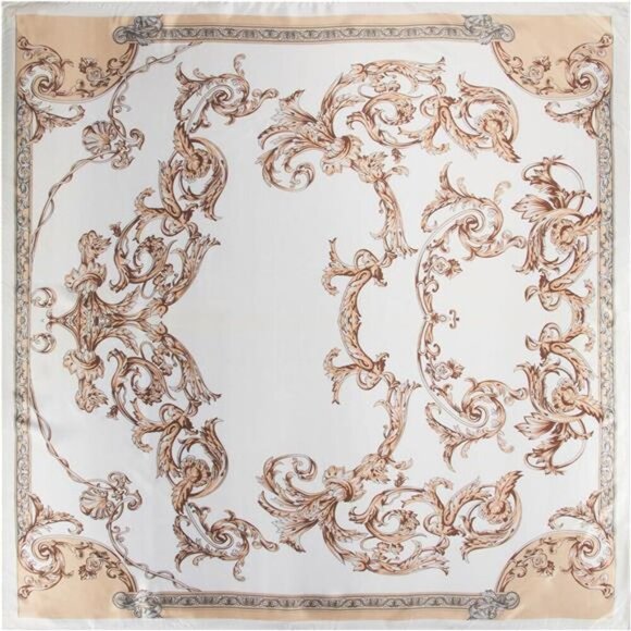 Silk Like Head Scarf for Women Satin Hair Scarf Square Neck Scarf 35 Inch - Picture 7 of 8